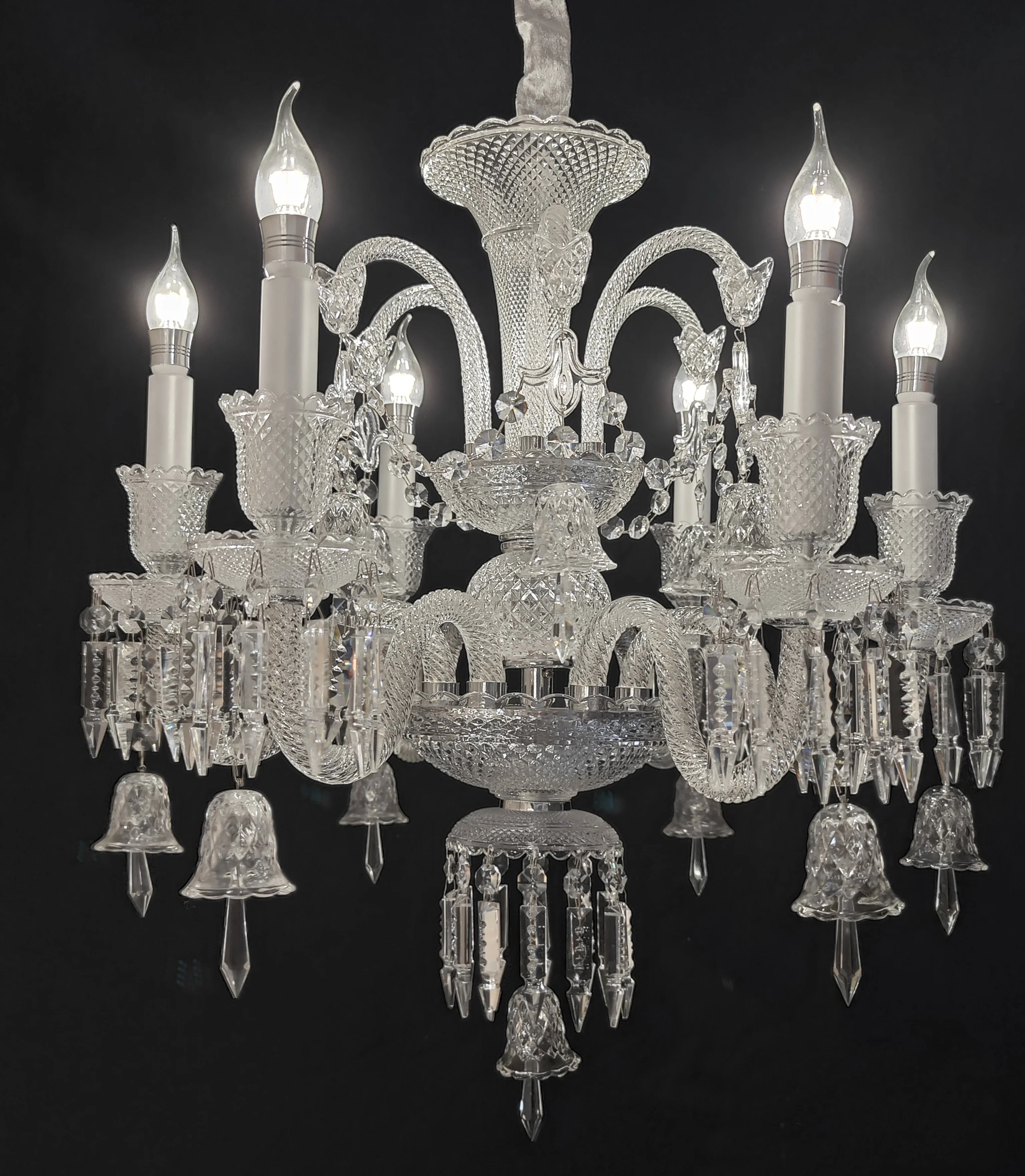 Низкая цена, оптовая продажа, Прямая продажа с завода, роскошная стеклянная люстра для гостиной, столовой