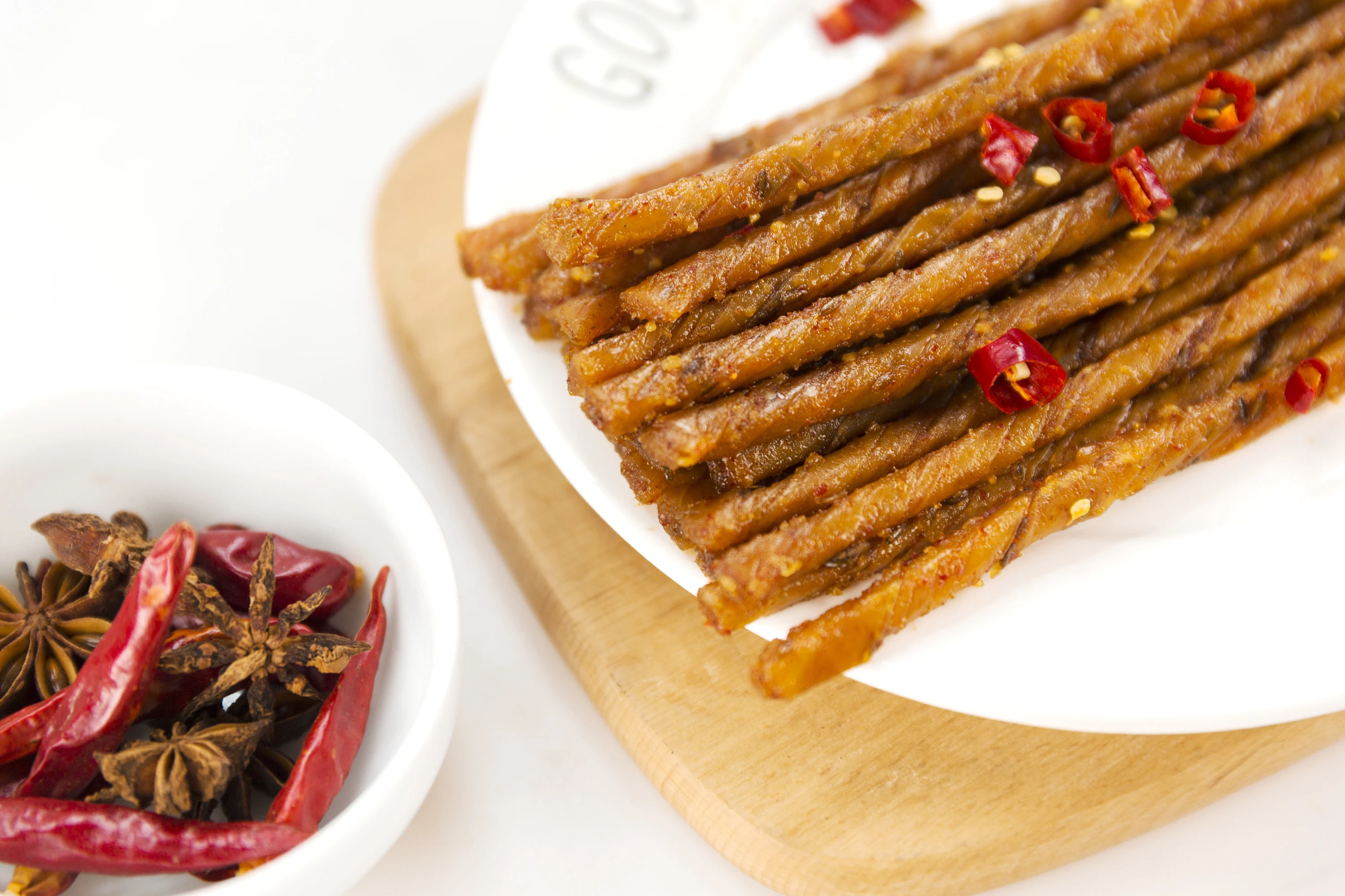 Chinese casual snack pure handmade soybean products spicy strip wholesale food supplier chinese snacks snacks manufacturer