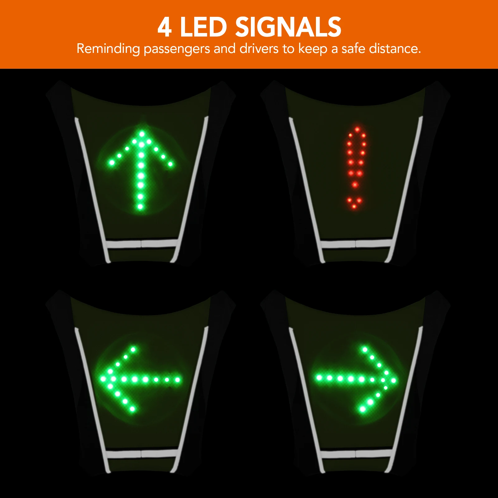 Защитный высоковидимый тяжелый флуоресцентный светоотражающий жилет, куртка для езды на велосипеде, желтая защитная жилетка с сигналом поворота, мигающий велосипедный жилет