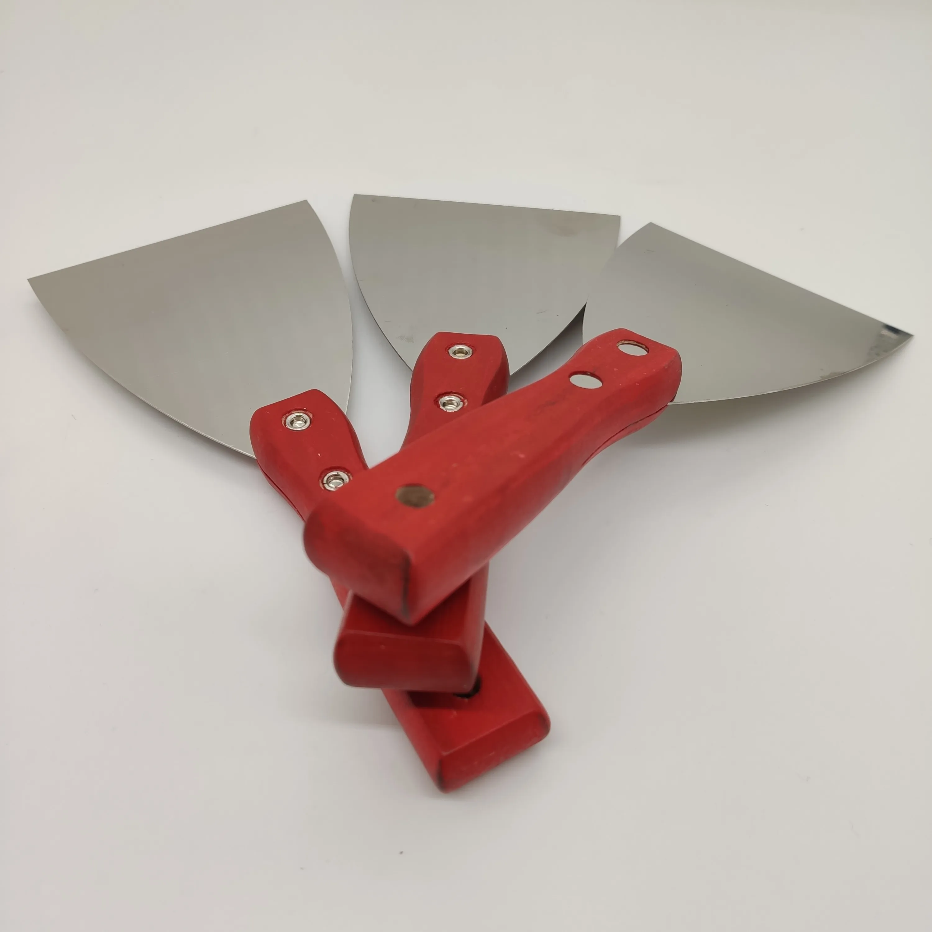 Hot sale stainless steel scraper and wood handle stainless putty kinfe