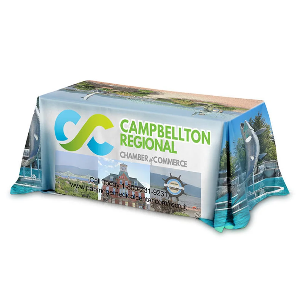 Tablecover Printing Dropshipping Factory Promotional Table Banner for Festival Activity