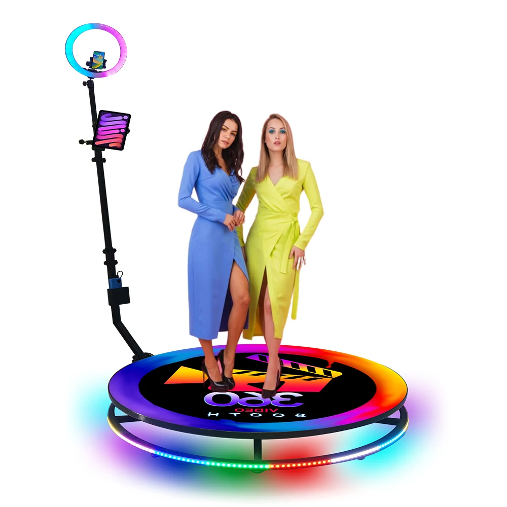 360 фотобудка Degre портативная заполняющая светлая машина камера Ipad Selfie видео Бесплатные аксессуары Автоматическое вращение