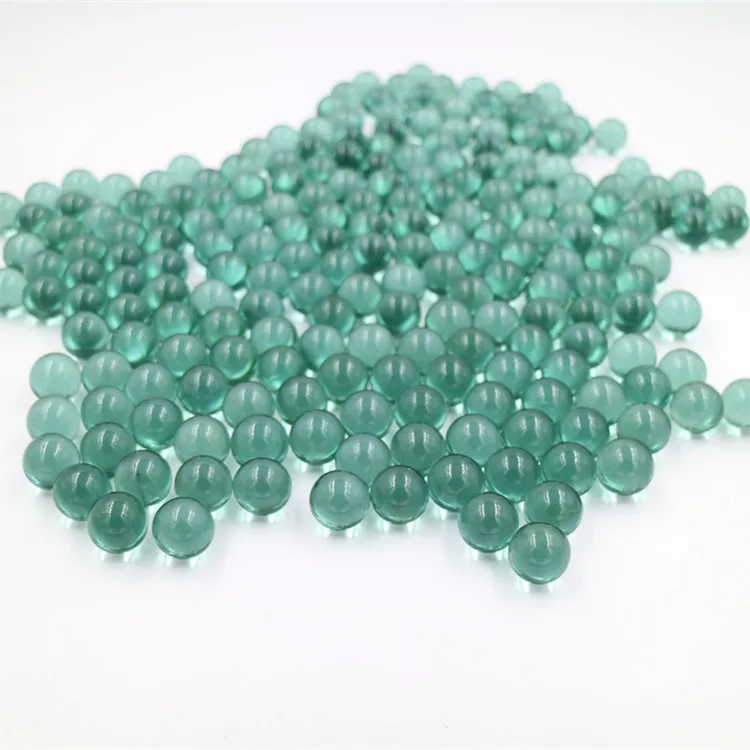 16 мм темно-зеленый стеклянный мрамор Зеленый цвет декоративный стеклянный шар