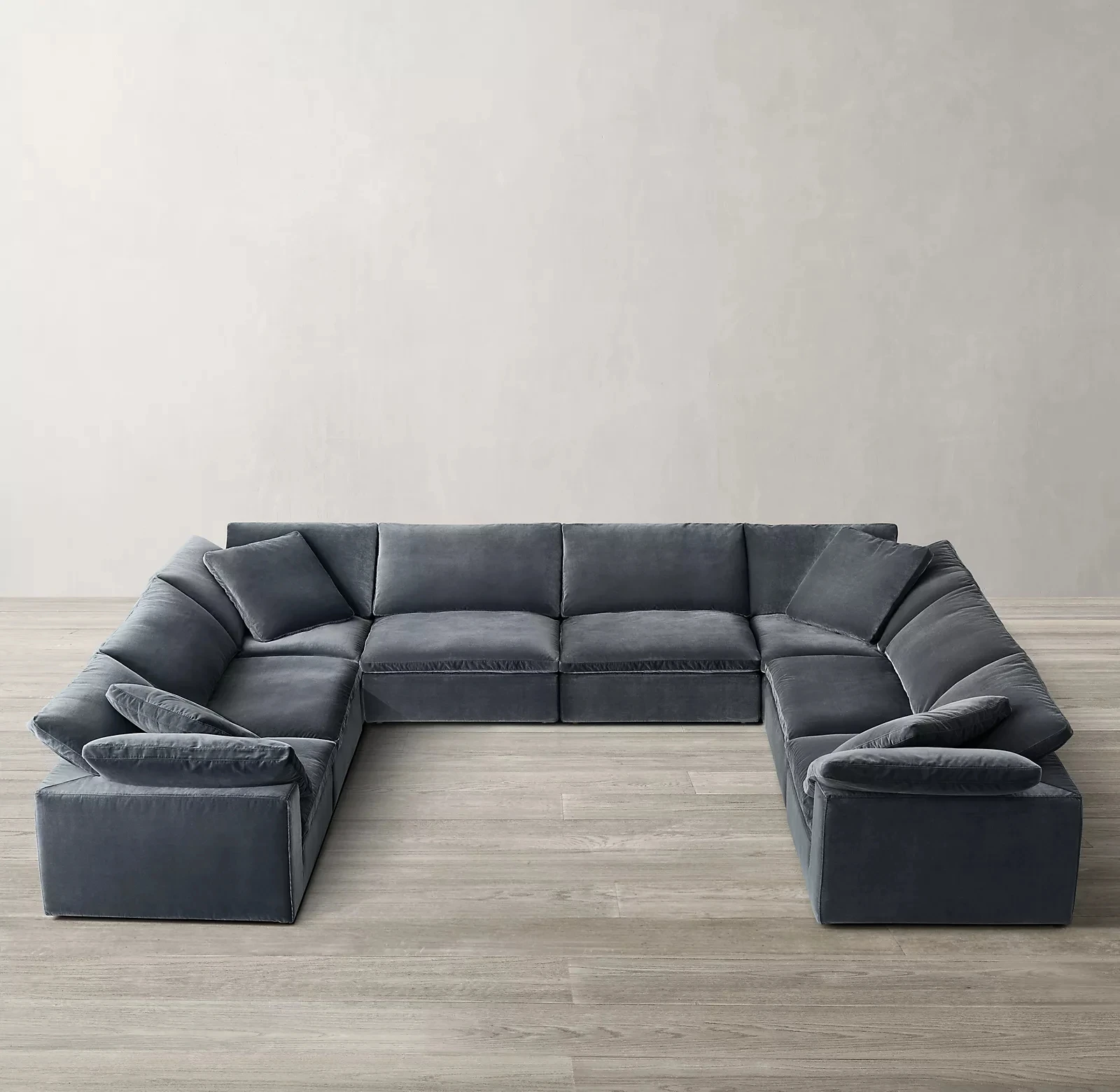 High end indoor sofa home furniture custom color soft modular sectional living room sofas