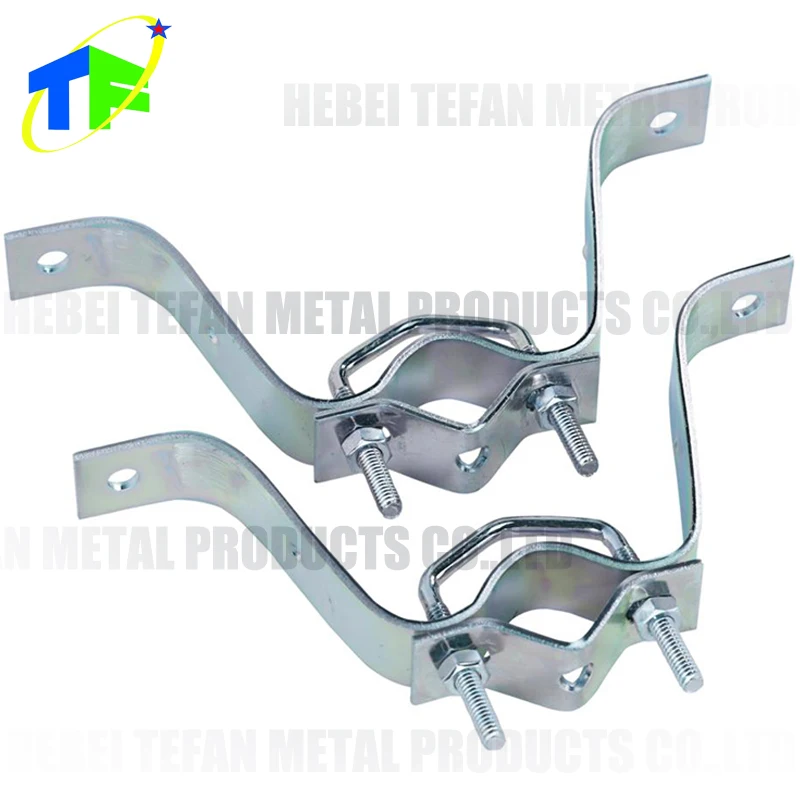 Custom OEM Heavy Duty Steel TV Antenna Mast Wall Mount Standoff Bracket