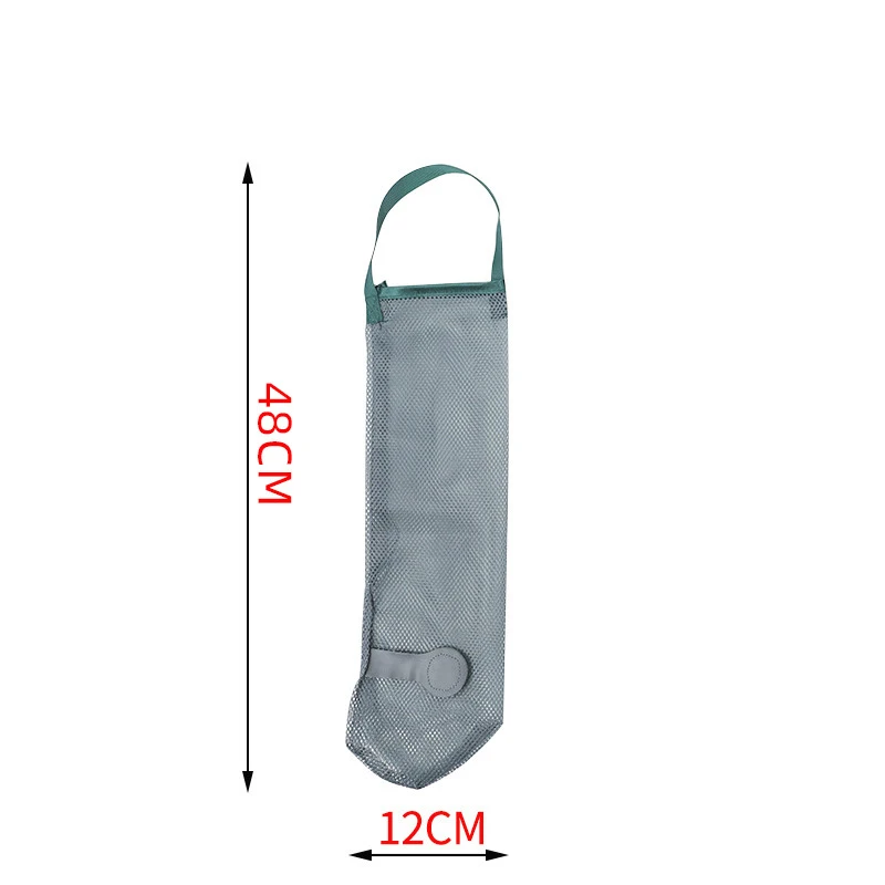 kitchen fruit and vegetable storage bag multi functional custom logo hanging bag handled mesh bags