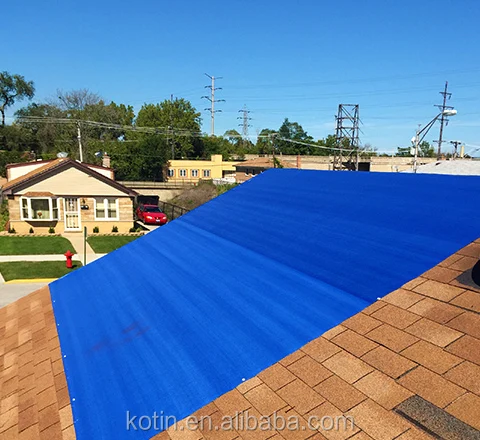 Curb wax PVC tarpaulin blue  heavy duty 650gsm Blue tarpaulin 1000d*1000D 18*18 Glossy & Matte