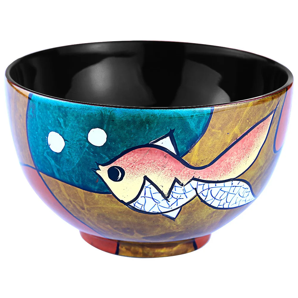 Wholsale Competitive Price Wooden Bowl Decorative Multi Color Lacquerawe Vietnam Handmade Wood  Bolws