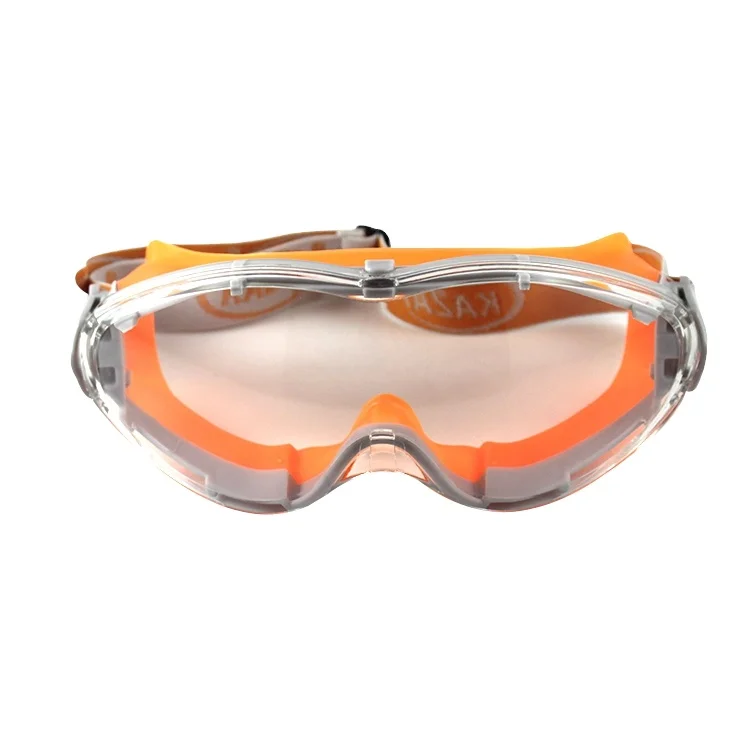2023 OMG EN166 splash fog proof fit-over plastic protective safety glasses goggles with adjustable strap