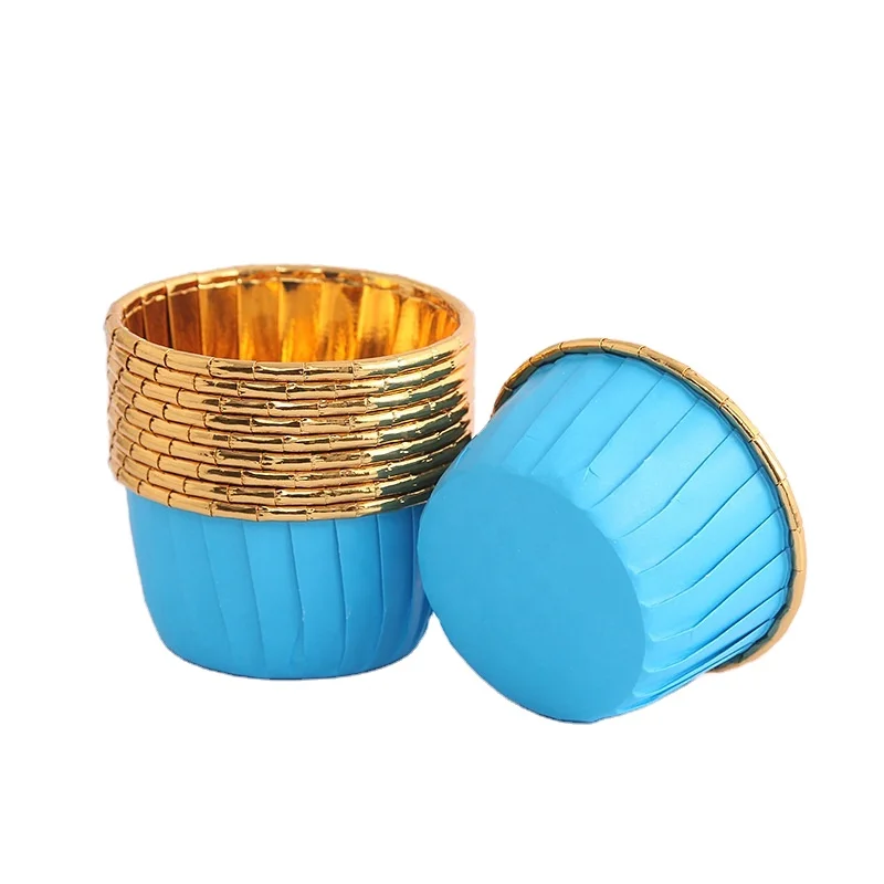 High temperature resistant white medium size cake paper Tomafin Cup Macaron custard pastry base single green cake base