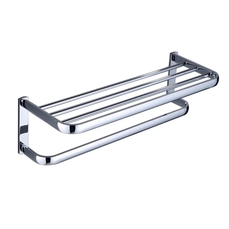 Europe New Wall Mounted Washroom Chrome Towel Rack 6 Piece Other Parts Toilet Hardware Bathroom Accessories Set