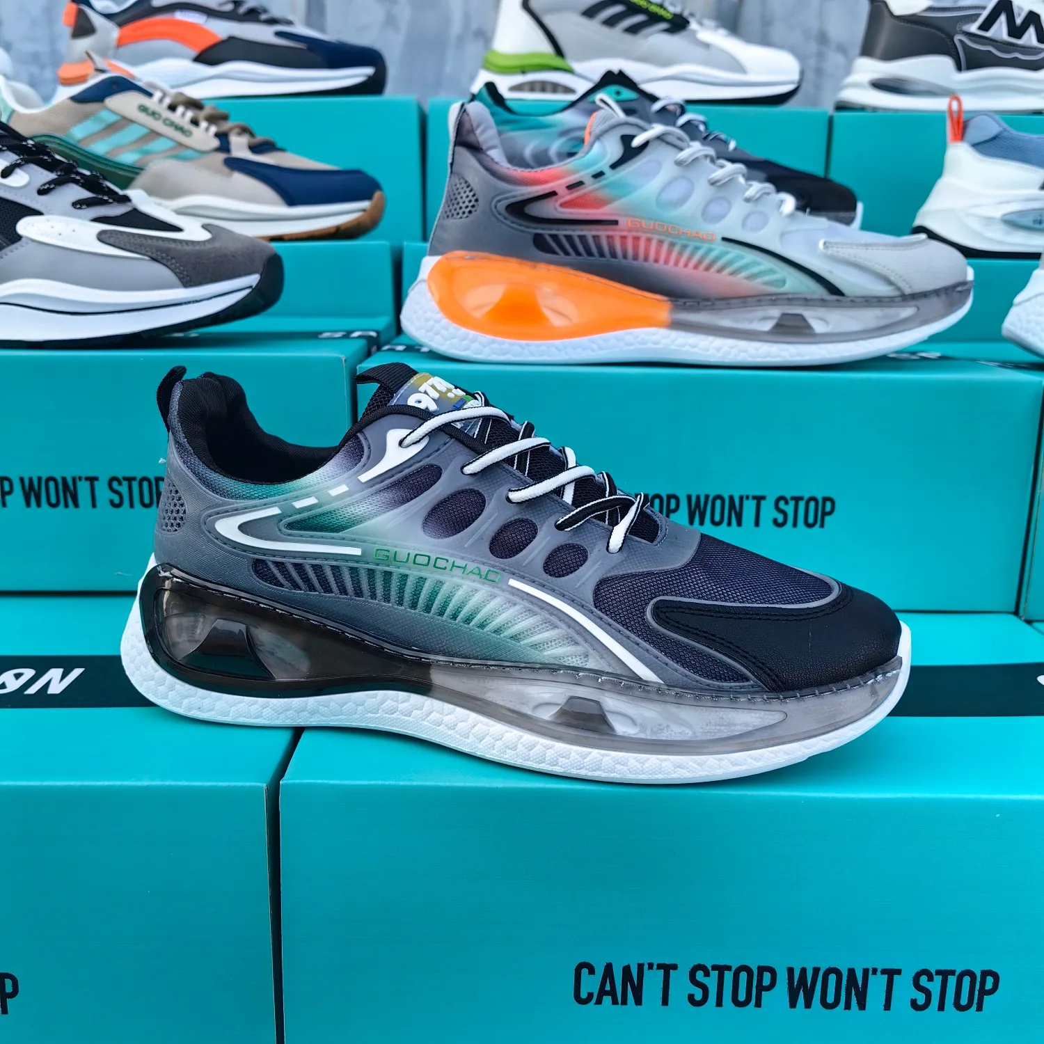 M2609 Men shoes new styles stock men outdoor casual sports shoes cheap wholesale second hand shoe used for men