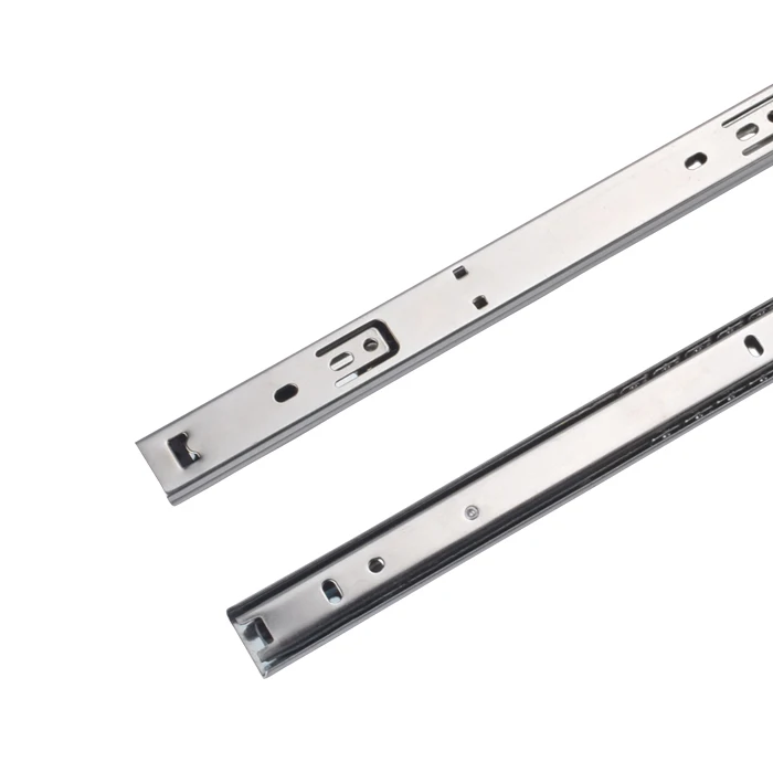 Hardware Furniture Accessories 27mm telescopic rail Ball Bearings Drawer Slide
