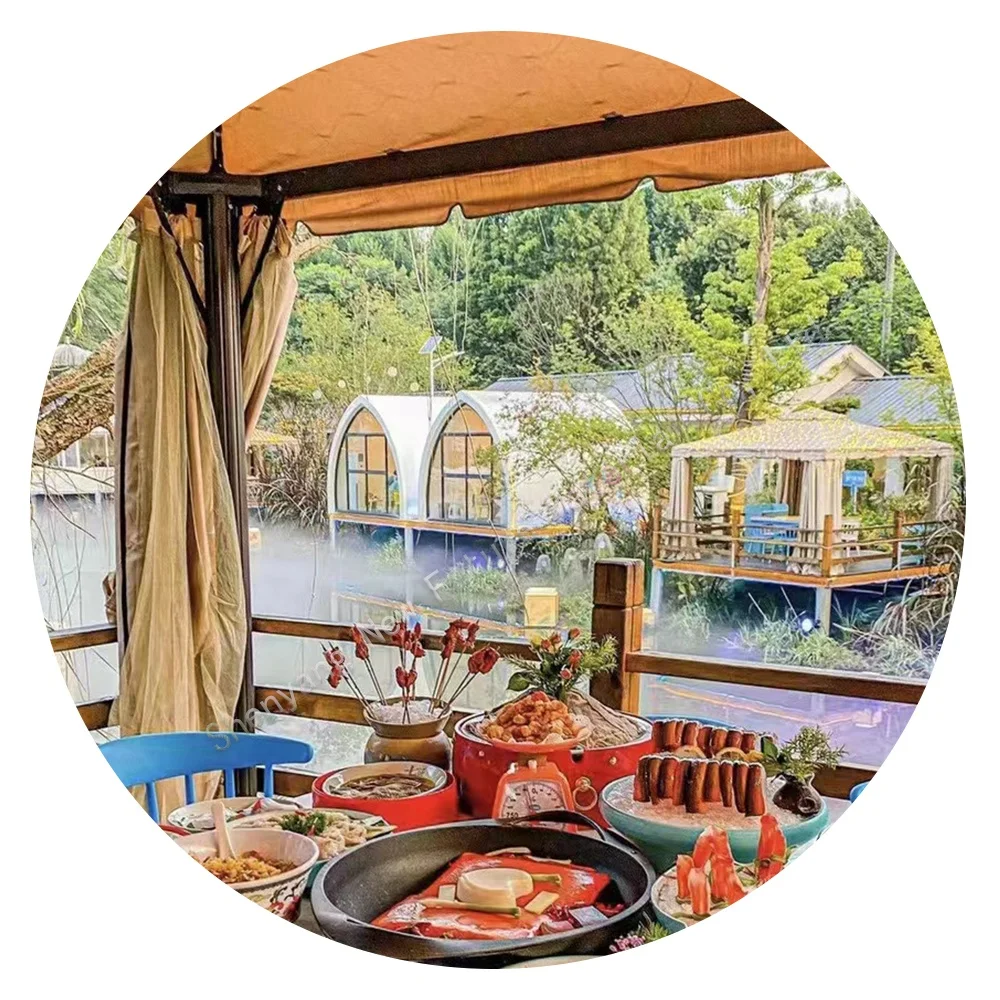 Boat house holiday home quick assemble mobile home simple build