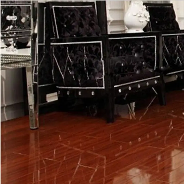 Good Quality High Indoor Glossy Brown Rosewood sealing wax Solid Hardwood Flooring