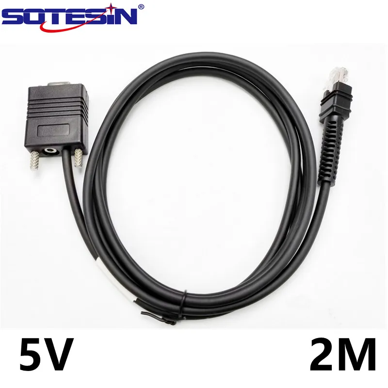 SOTESIN Factory Custom 2M 5V RS232 Serial Cable Barcode Scanner cable For Zebra LI3608-SR LI3678-SR DS3608-HP DS3678-DP Scanner