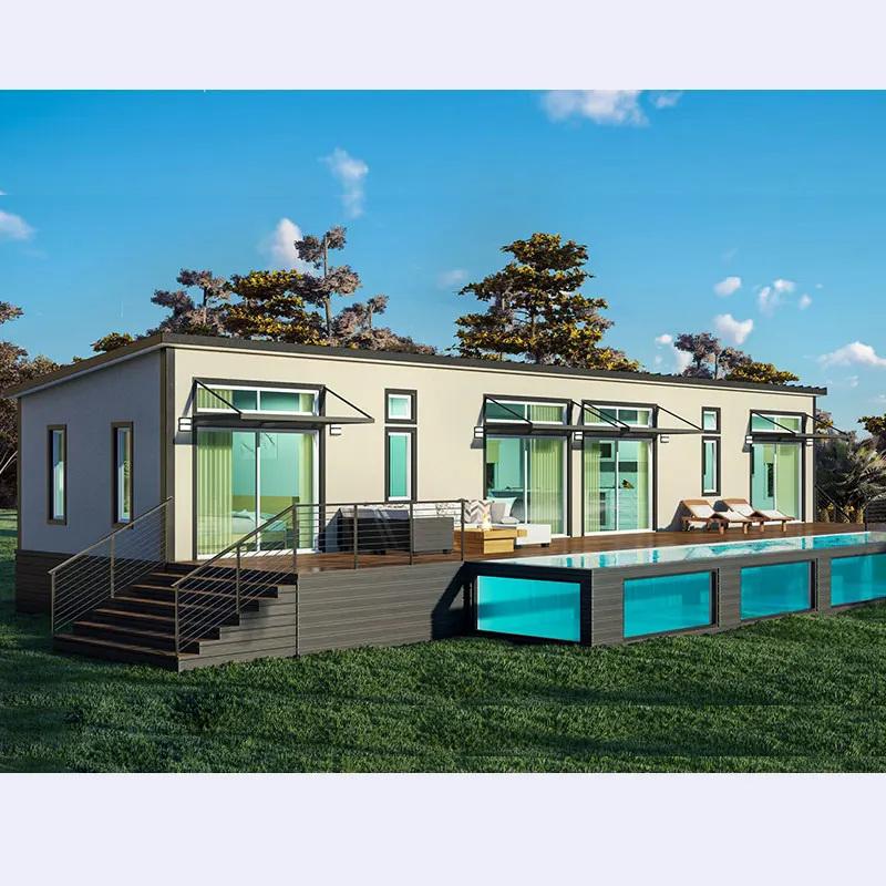 Light Gauge Steel Frame Prefabricated Australian light steel framing building kits Modular Prefab Houses Villa