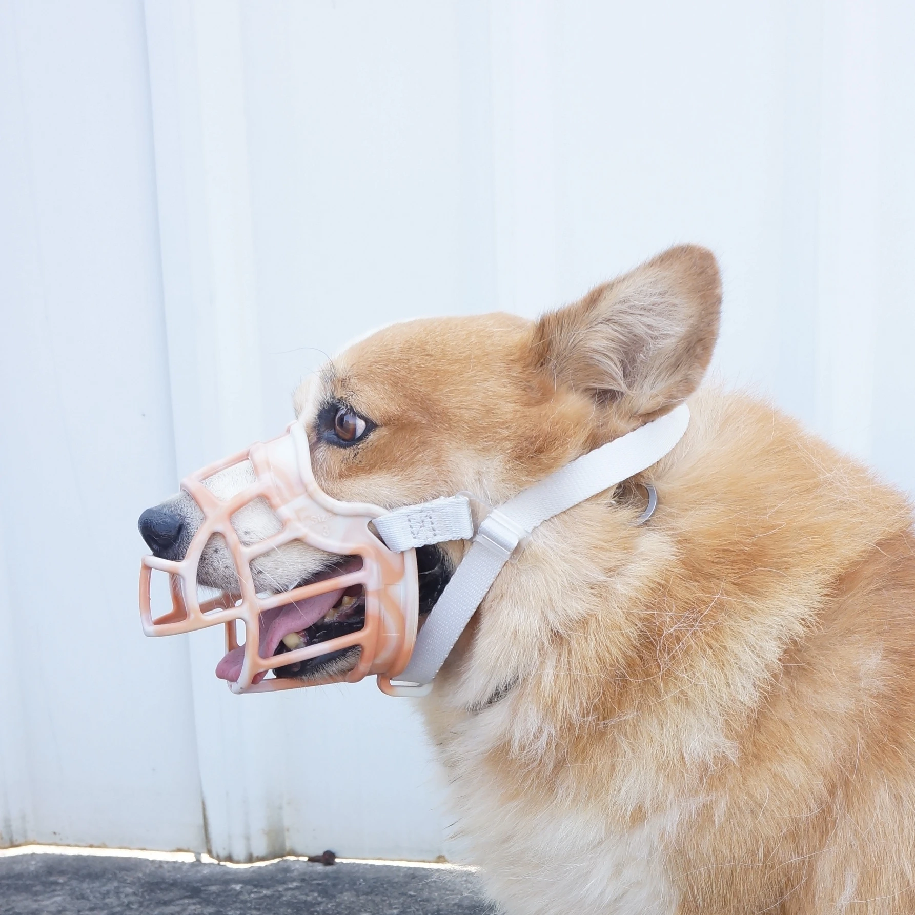 Anti bite baskerville ultra greyhound dog muzzle dogs design for large pet dog