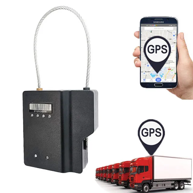 e seal anti-theft fleet management for container truck trailer gps intelligent electronic lock cable lock gps container lock