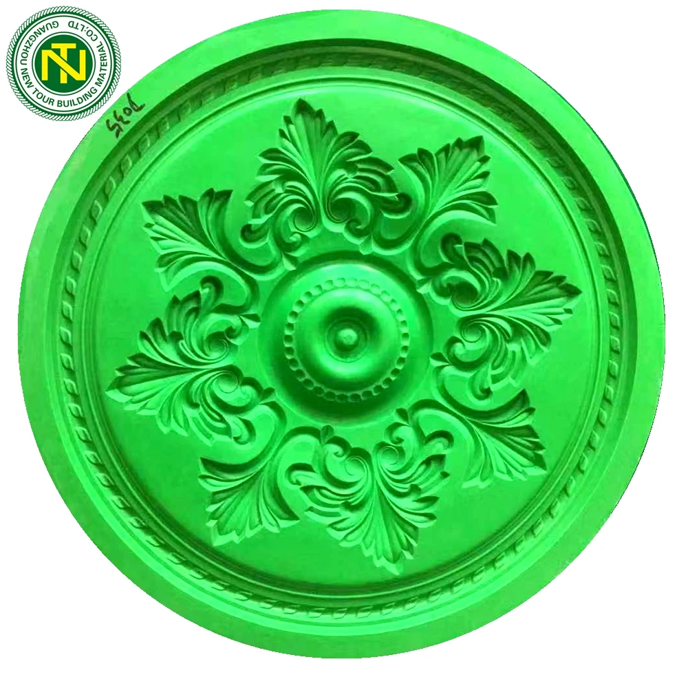 Kenya High quality  interior decoration crown Fiberglass Moulding  for  Gypsum Cornice ceiling medallion