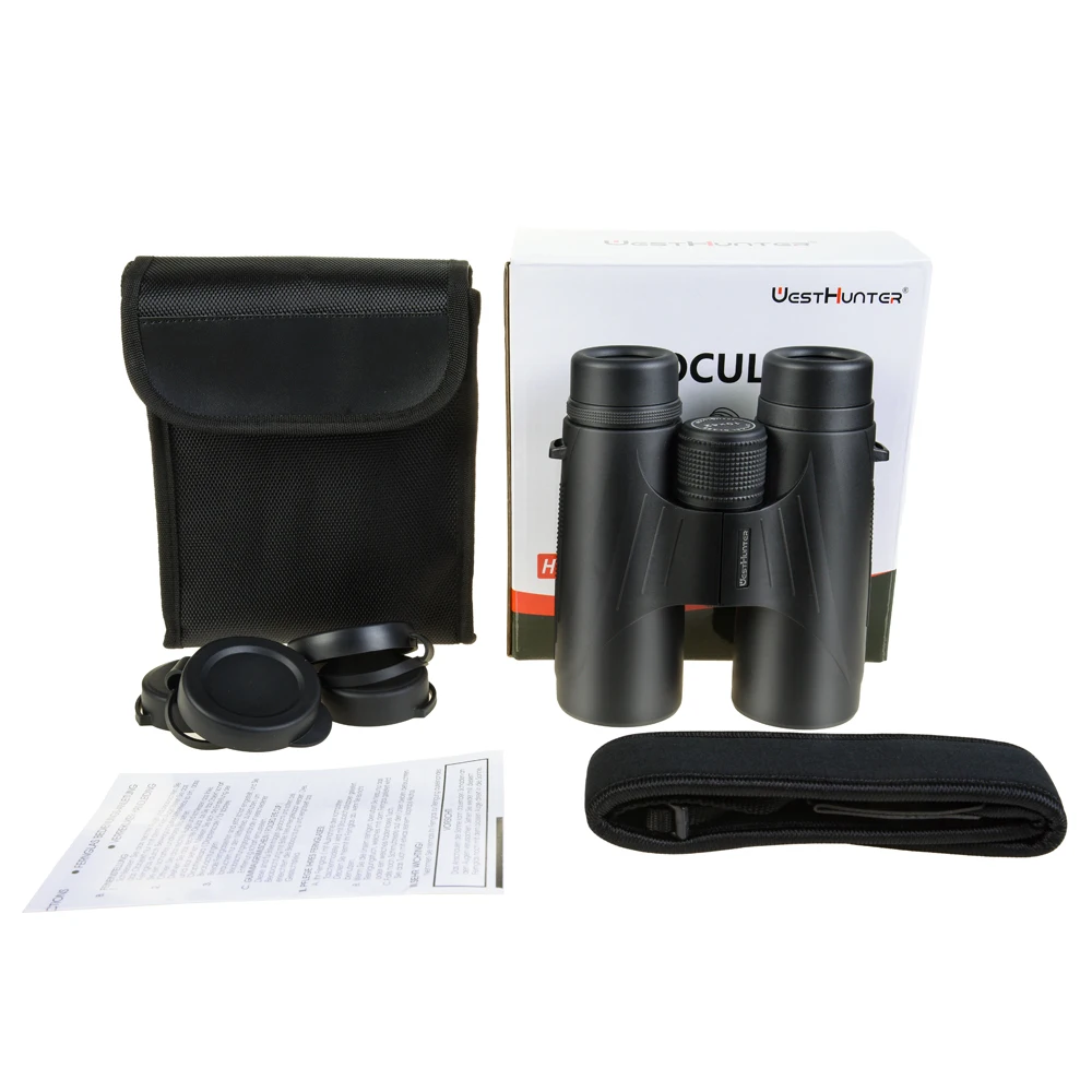 WESTHUNTER BW-2 HD 10X42 Binoculars High Power Professional Hunting Outdoor Telescope IPX5 Long Range Handheld Binoculars