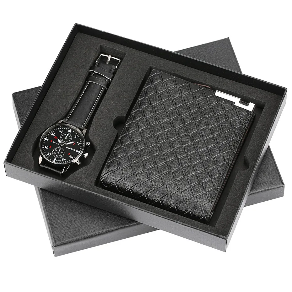 Мужской подарочный набор изысканная упаковка часы   кошелек набор Внешняя торговля горячие деньги Творческий комбинированный набор (62317558190)