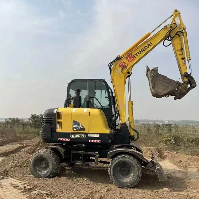 The Latest High-performance Used Hyundai 60W Excavator Made in Korea Sell Well All Over the World