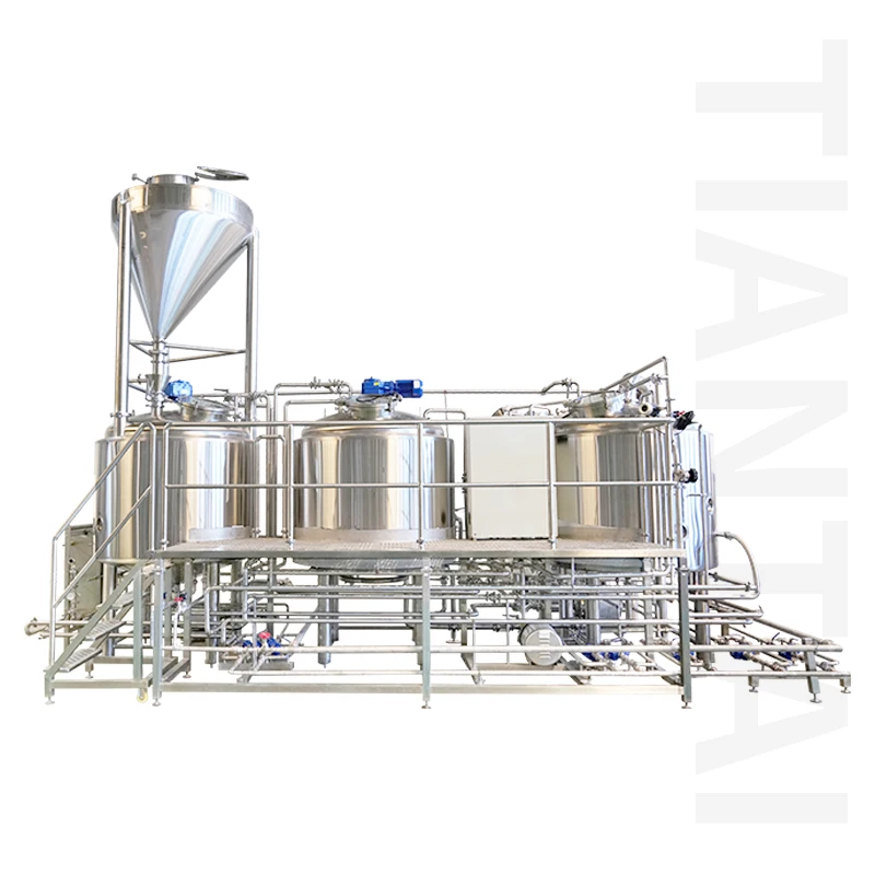 Tiantai 2000L steam customized beer brewery equipment microbrewery system brewing machine