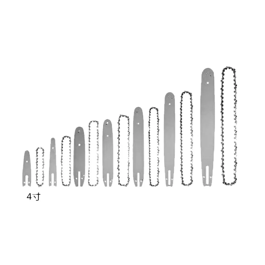 cordless chainsaw accessories chain and gui bar all sizes