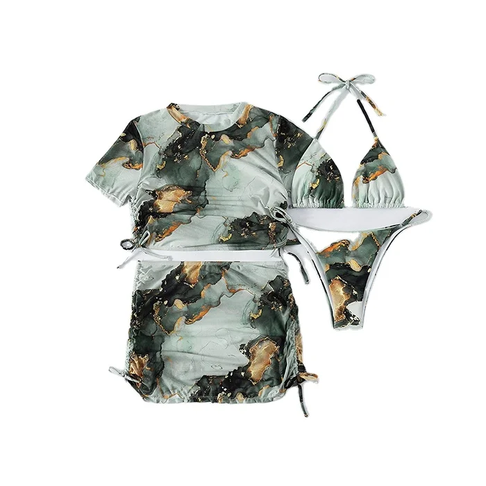 OEM women swimwear bikini two piece bikini swimwear women swimsuit mini micro hollow out one piece swimwear