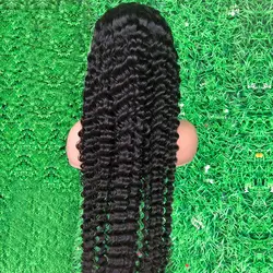 Hight Quality Brazilian Hair Swiss Lace wig,Virgin Human Hair Full Lace Wig for black Women,10-40 Inch Long wig vendor