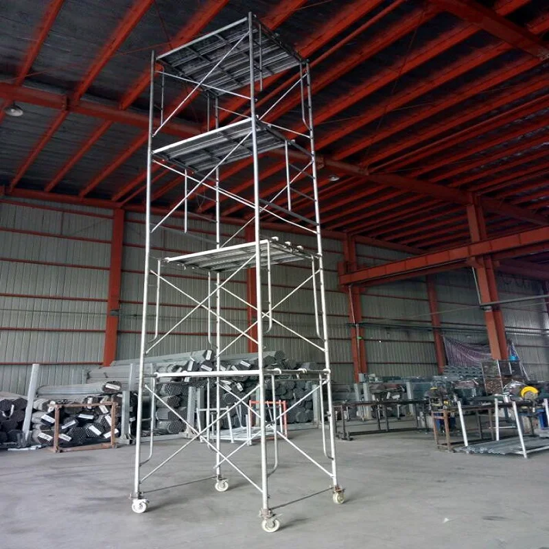 scaffolding trade moveable portal scaffolding stair tower 10M scaffold for sale