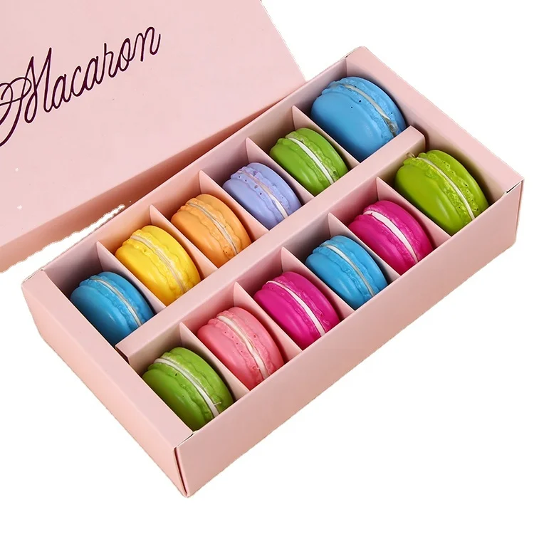 Macaron Packing Box Beautifully Packaged Wedding Party Cake Storage Biscuit Paper Box Cake Decoration Baking Accessories