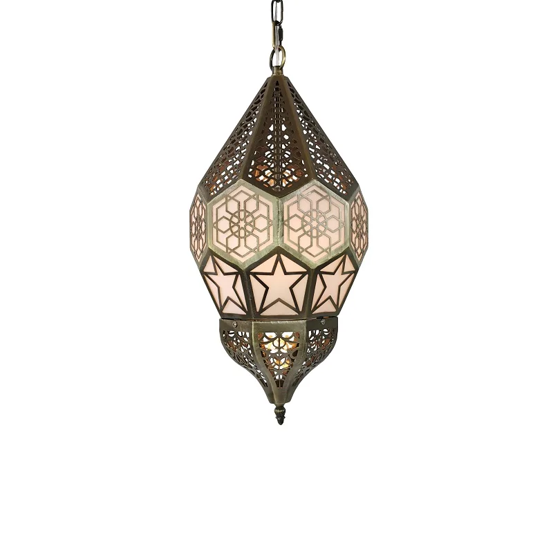 Moroccan hollow carved chandeliers specialty restaurants cafes hotels bed and breakfasts hot pot restaurants SPA bar chandeliers
