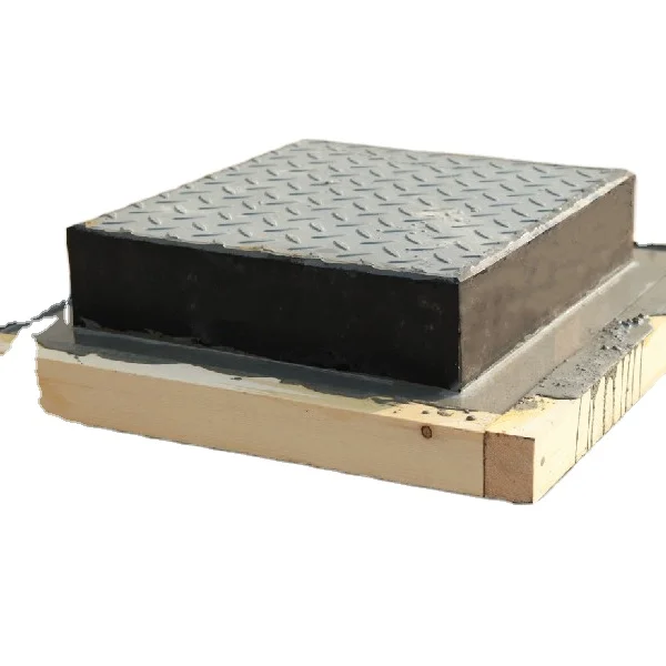 Type E2 Elastomeric Bearing pad with top & bottom checkered plate
