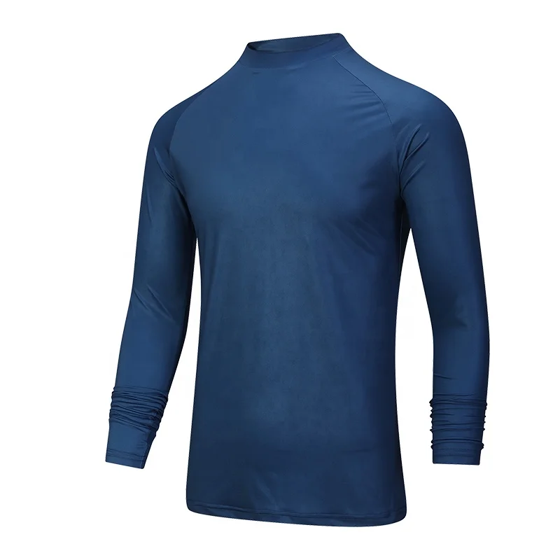 Men Compression Tops Running Shirt Long Sleeve T-shirt Custom Base Layer Tops