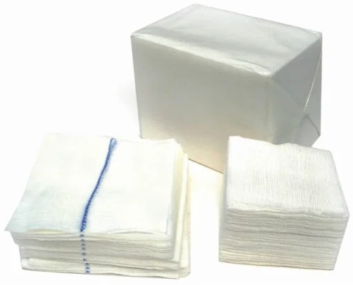 Medical Dressing Folded Edge Non-Sterile Gauze Swab Detectable Sterile Gauze Swab																			White Sterile Gauze Swabs