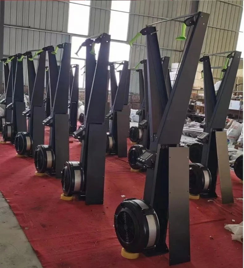 Factory supply wind ski machine adjustable resistance commercial home fitness double arm high pull silent