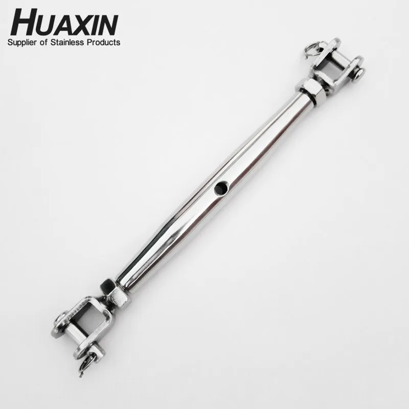 Stainless Steel 304 Pipe Turnbuckles Closed Body Turnbuckles Heavy Duty Turnbuckle M20