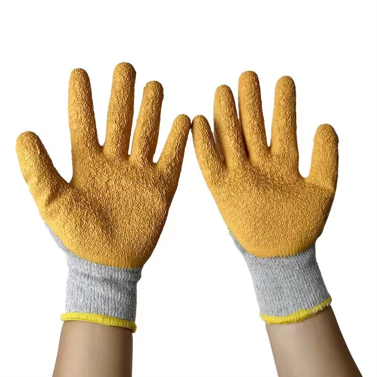 cheaper for construction construction latex industrial foam work with protection black fashion gloves safety gloves for work