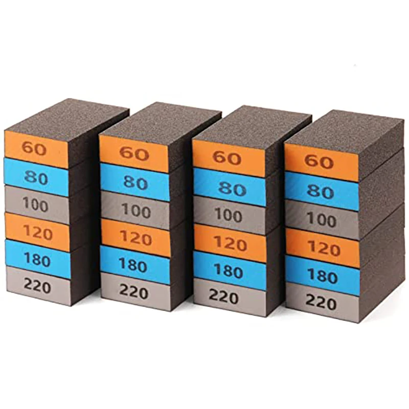 Hot Sale Aluminum Oxide Hand Foam Abrasive Block Sanding Sponge for Wood/Drywall/Metal