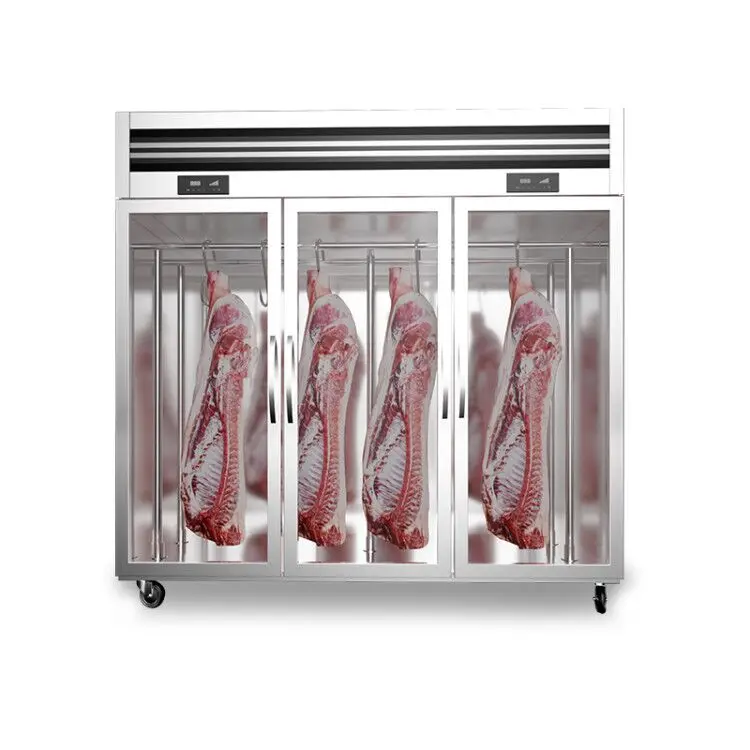 
Hanging meat cabinet vertical fresh meat frozen freezer beef and mutton steak acid display cabinet 