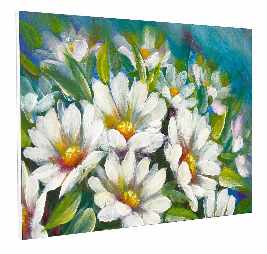 
Flowers painting wild meadow flowers daisies bouqueton (131419827)art work painting living room wall decoration 