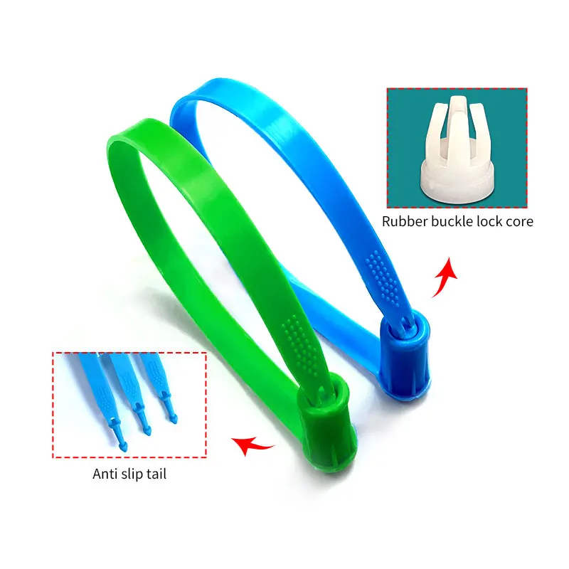 fixed length tote security seal wholesale plastic strap security seal rubber cable security seal