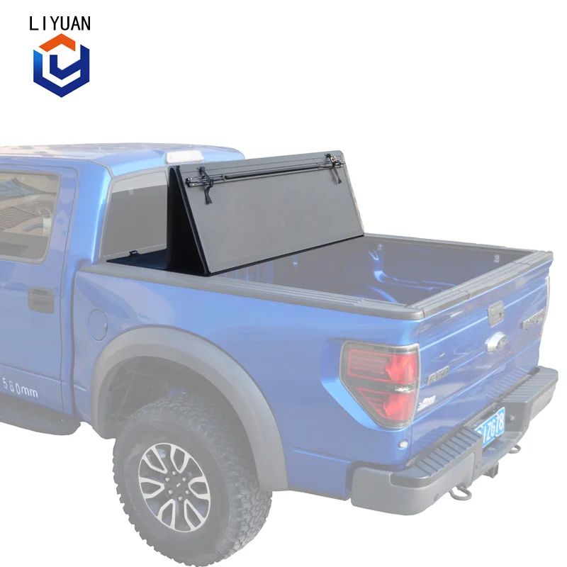 
LIYUAN Hard Low Profile Trifold Tonneau Cover For 2015-2021 F150 tonneau cover accessories 