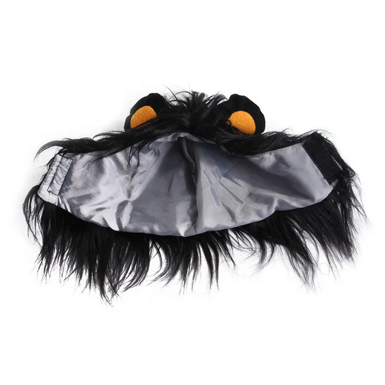 Headdress Wig Hat Pet Dog Cat Headgear Puppy Cat Costume Lion Headgear pet apparel