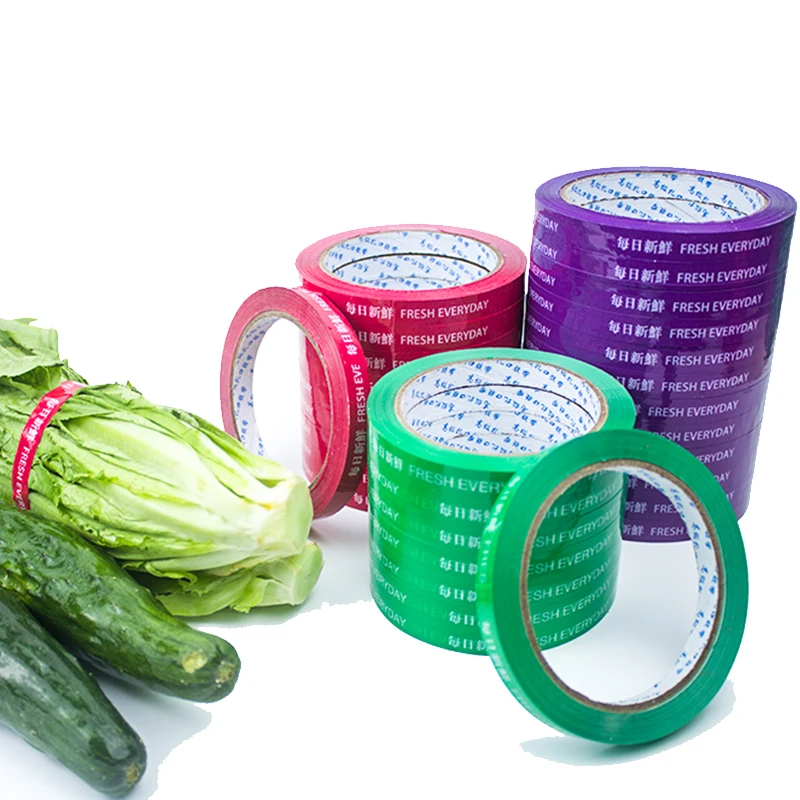 11mm*96m Supermarket Food Vegetables/bananas Banding Packing Tape