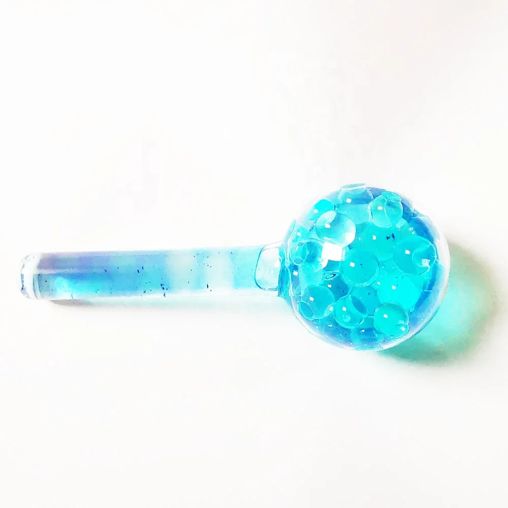 Blown Glass Water Massage Ball Pearl cosmetic Women health supplies removal liquid Wrinkle Beauty Roller Sphere Massage Stick