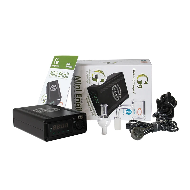  Курительная трубка Настольная восковая установка испаритель Bang Vape Mini Enail V2 с нагревательной катушкой 25