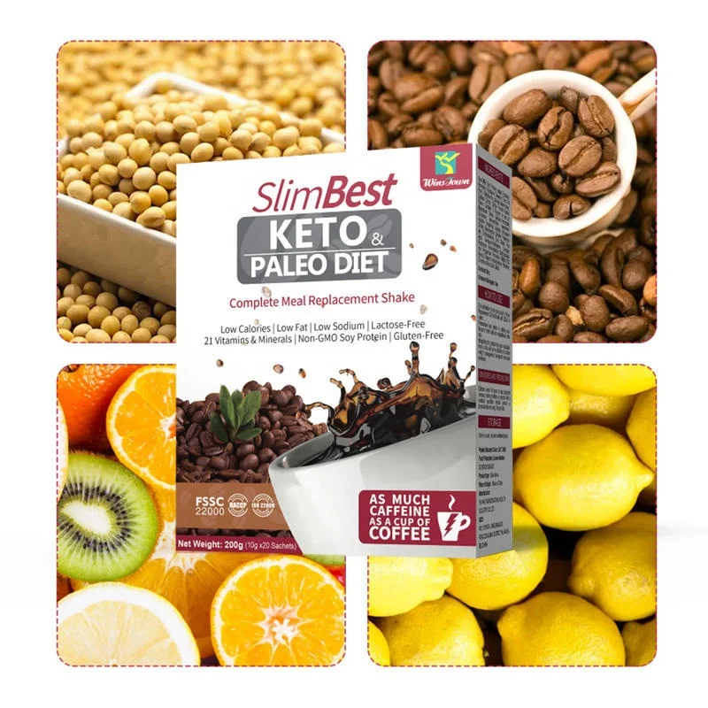 Лучший чай для похудения keto coffee paleo диетическая пища сменный встряхивающий супер зеленый детоксикационный травяной веганский мгновенный кофе потери веса